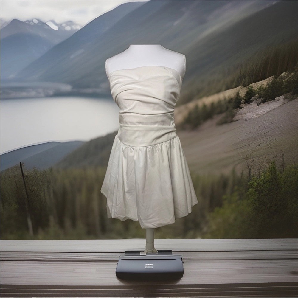 Wild Fable Strapless White Dress